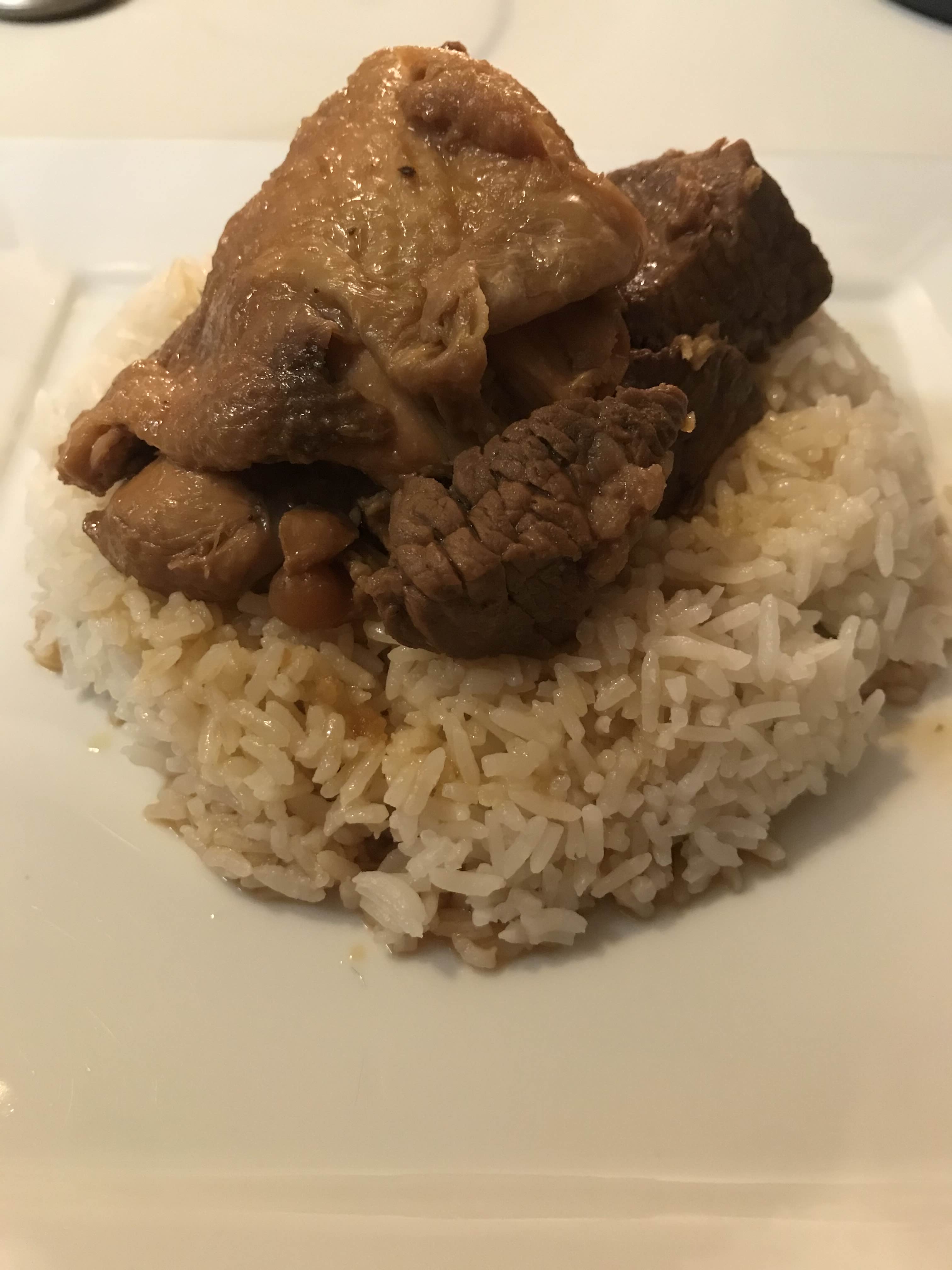 Adobo Plated