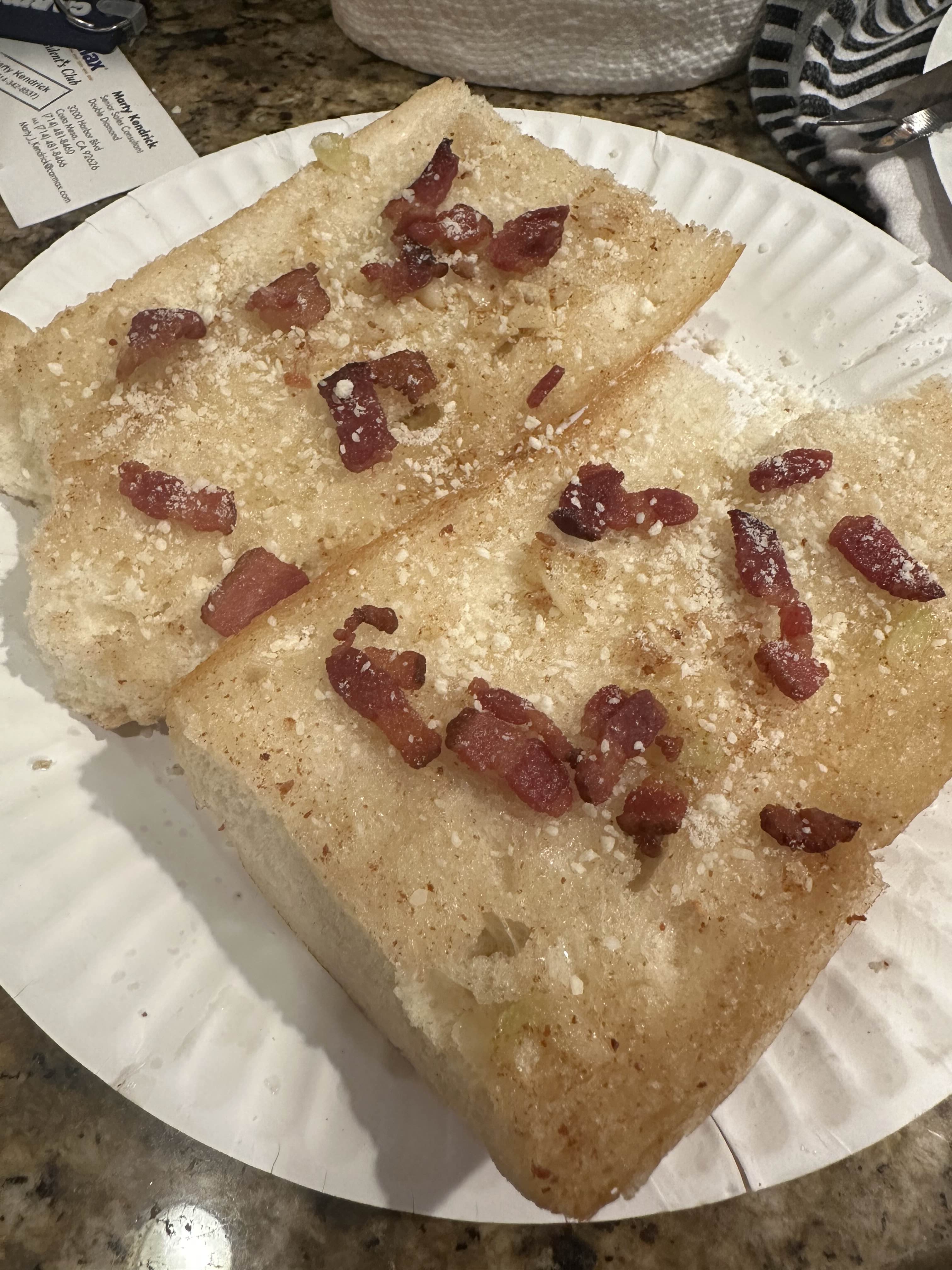 Bacon Garlic Toast